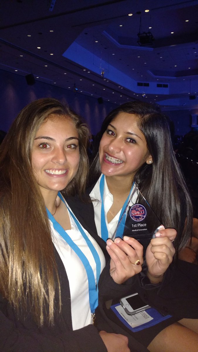 hosa_afhs's tweet photo. Congrats on your 1st place WIN in Medical Innovation-Original!!  So proud of you, Abby and Aarya!! https://t.co/WzXQdmNdsP