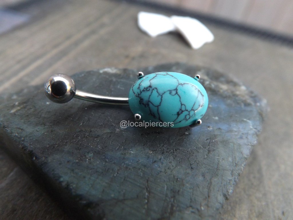 LocalPiercers's tweet photo. 14g Belly Button Ring Turquoise Blue Gemstone Silver Curved Barbell Piercing Navel… https://t.co/kDbrSsODm0 https://t.co/Z8bw7yA6Da