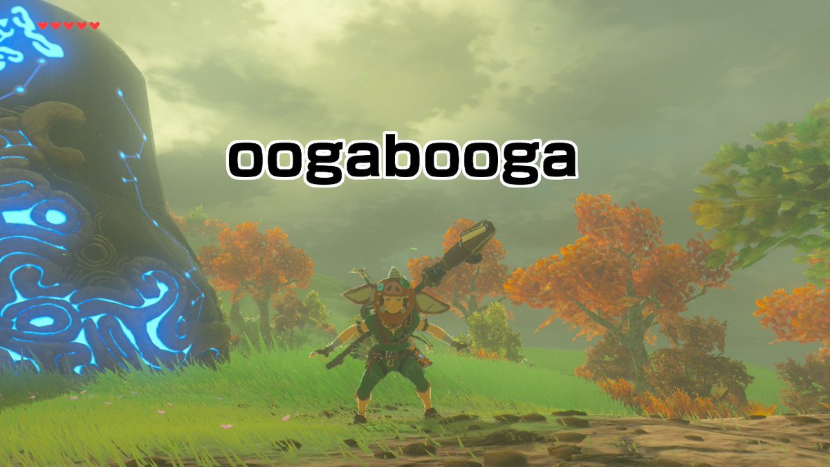 Jonathan3eatle's tweet photo. Spooget!...gotcha, spooked ya #BreathoftheWild #NintendoSwitch https://t.co/3zuP5U8uhj