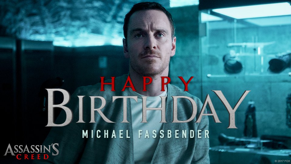 Happy birthday to a true Assassin, Michael Fassbender. 