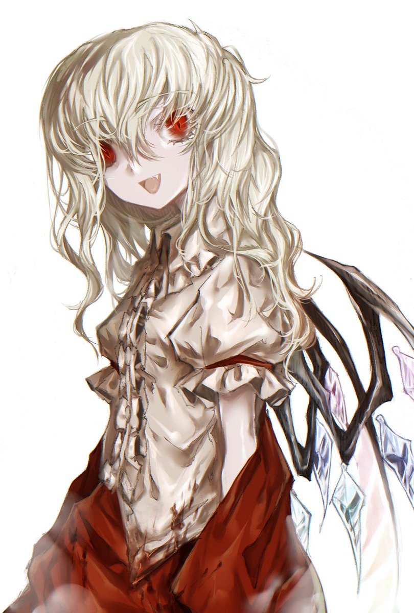レイ 髪を下ろしてるフランドールをお願いします T Co K7v2ptczo2 Odaibako