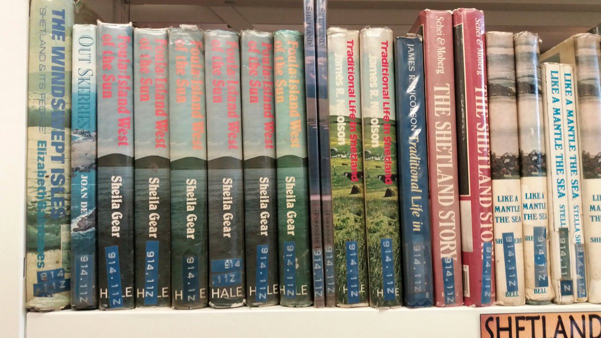 OrkneyLibrary's tweet photo. Today in our amazing 10p book sale - our ENTIRE collection of Shetland books. Ideal for lighting stoves or fixing wobbly tables. https://t.co/7sV3aVN873