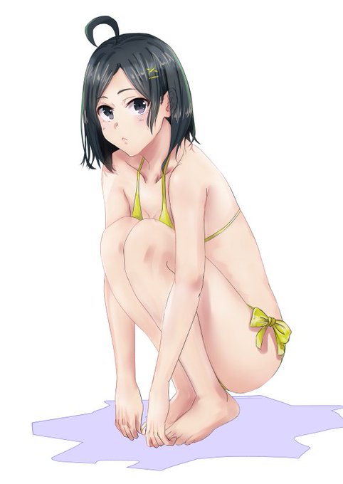 小町ちゃんでまだ肌寒い水着
肌色、奥が深すぎるんじゃよ
 #俺ガイル
 #比企谷小町 