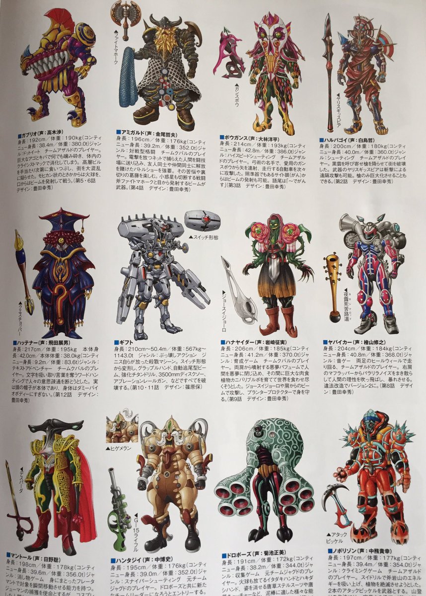 青空 Tf 特撮 映画 アメコミ人生 宇宙船 Nitiasa 宇宙船 Year Book 17 今年は仮面ライダーゴーストの眼魔やガンマイザー ジュウオウジャーのデスガリアンの幹部にプレイヤーに加えて 仮面ライダーアマゾンズに登場すらアマゾンのデザイン画まで収録