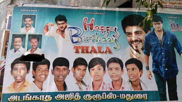 Advance Happy Birthday Thala Ajith Kumar 
Thala Birthday celebration On 
Adangatha Ajith Groups Madurai 