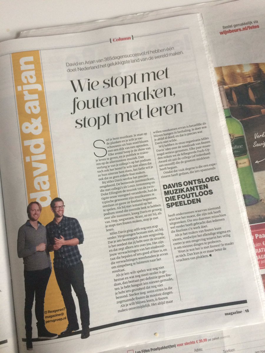 Kanjers zijn jullie <a href="/ArjanVergeer/">Arjan Vergeer</a> <a href="/DavidjdeKock/">David de Kock</a> <a href="/365dagensucces/">365 Dagen Succesvol</a> #foutenmakenmoet #faalbokaal #instituutvoorfaalkunde