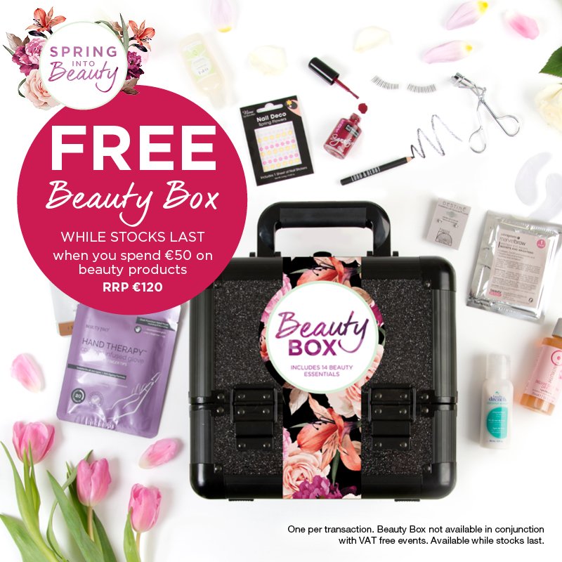SalonServicesUK's tweet photo. It's time to #SpringIntoBeauty! Throughout April when you spend Β£50 online or in store you get a FREE #beautybox π https://t.co/OMdkpaDOos https://t.co/wLoBYxDDbe