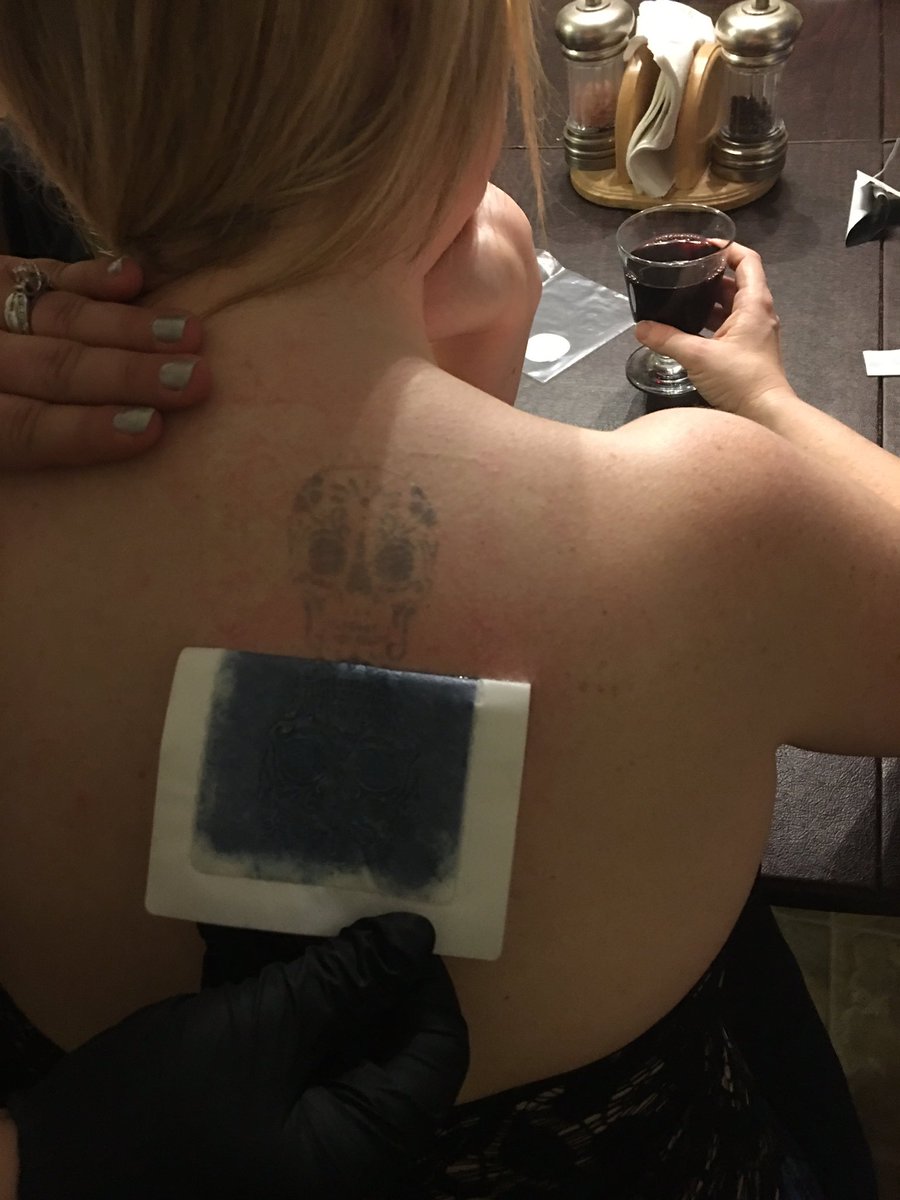 hotmessmemoir's tweet photo. Well I'm officially fake tattooed for April Fools! My sons are going to flip!! #getinkbox #aprilfoolsday2017 #momofboys https://t.co/m7szKI0jlt
