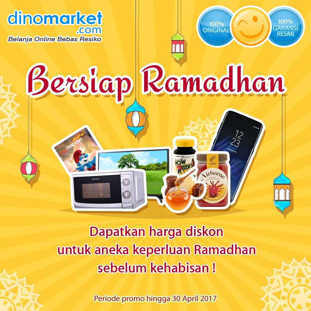 DINOMARKET's tweet image. Yeaayy..Gak terasa sebentar lagi bulan ramadhan,yuk Bersiap Ramadhan bersama Dinomarket.Harga spesial Ramadhan. Klik goo.gl/o4HoQ2