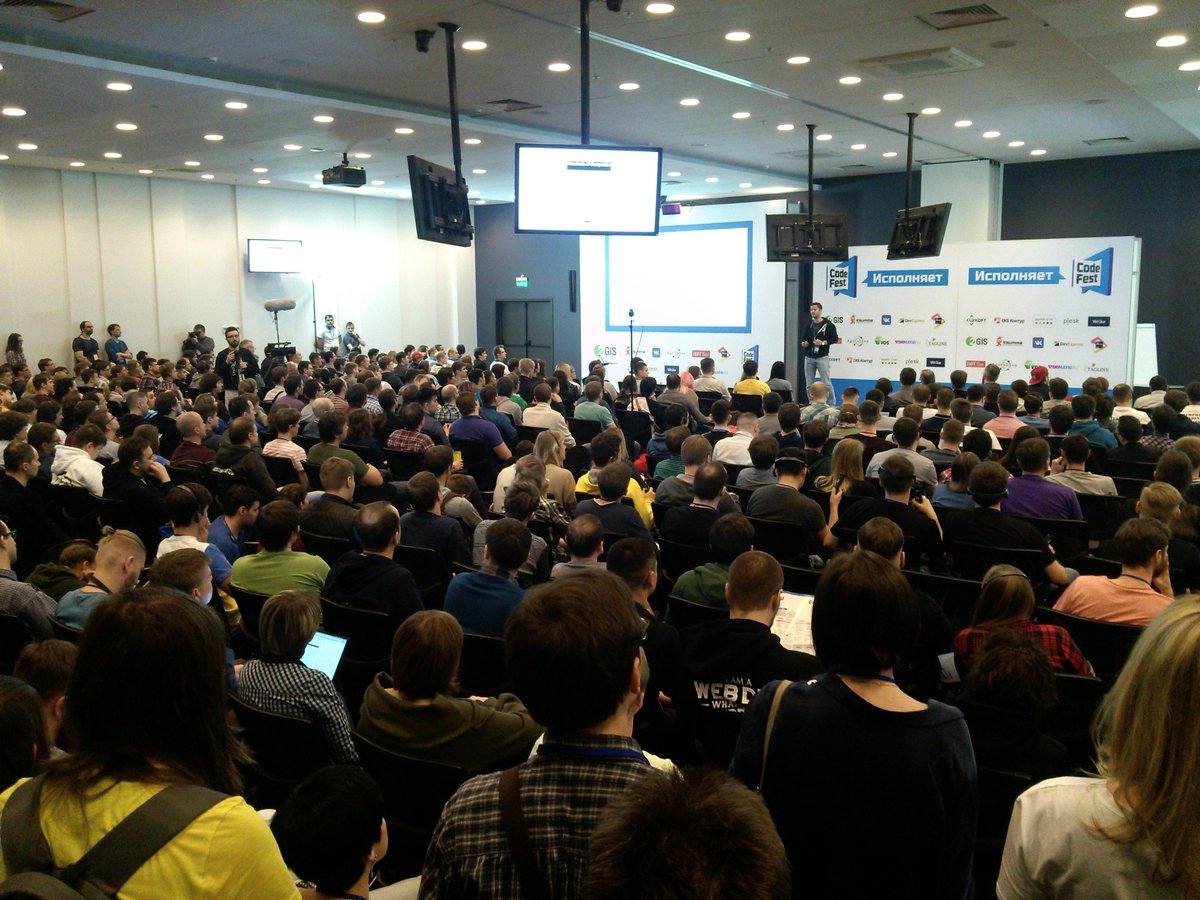 GregoryKoshelev's tweet image. Marko Berković (GitHub) на #CodeFest. #codefest17