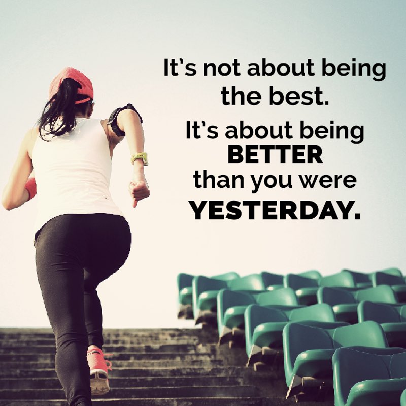 imsoldapp's tweet photo. Let's start off the new month with some positive words! It's not about being the best, but being the better person than you were yesterday! https://t.co/gRgucT2eRk