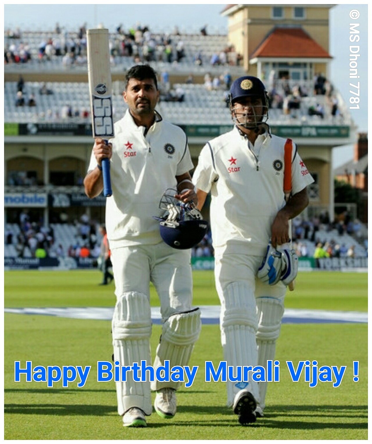 Happy Birthday Murali Vijay !!       