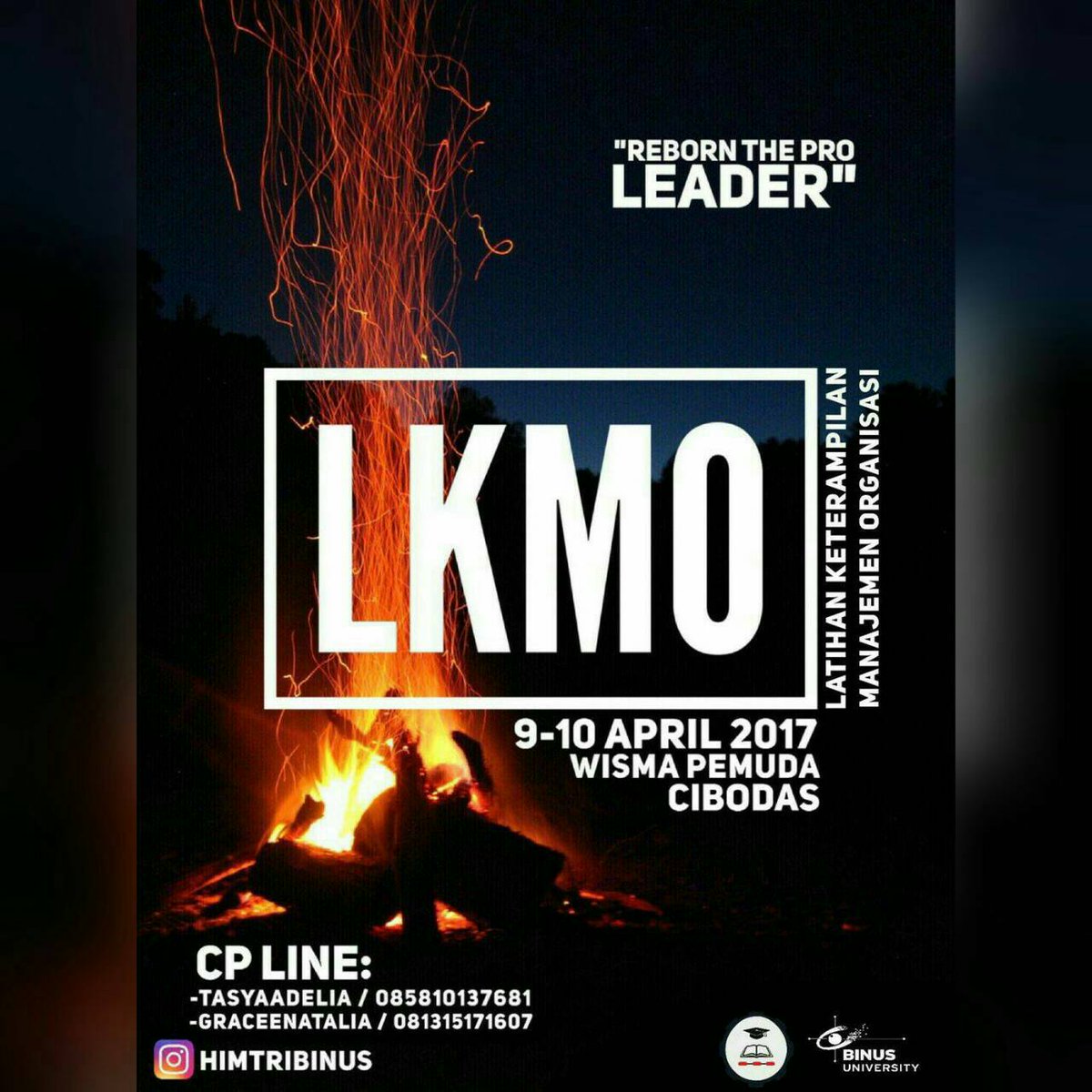 📣📣Calling to all Industrial Engineers 2019 - 2020📣📣
LKMO 2017 "Reborn The Pro Leader"
For more info: instagram.com/p/BSVDLhhDV3v/