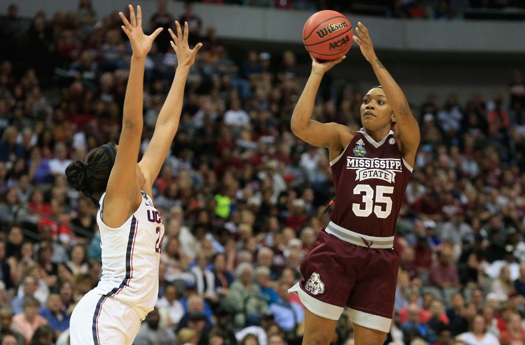 ESPNInsights's tweet photo. 111 games. It's over! @HailStateWBK ends the longest win streak in D-I basketball history (men's or women's). https://t.co/WDWOlQJJoS