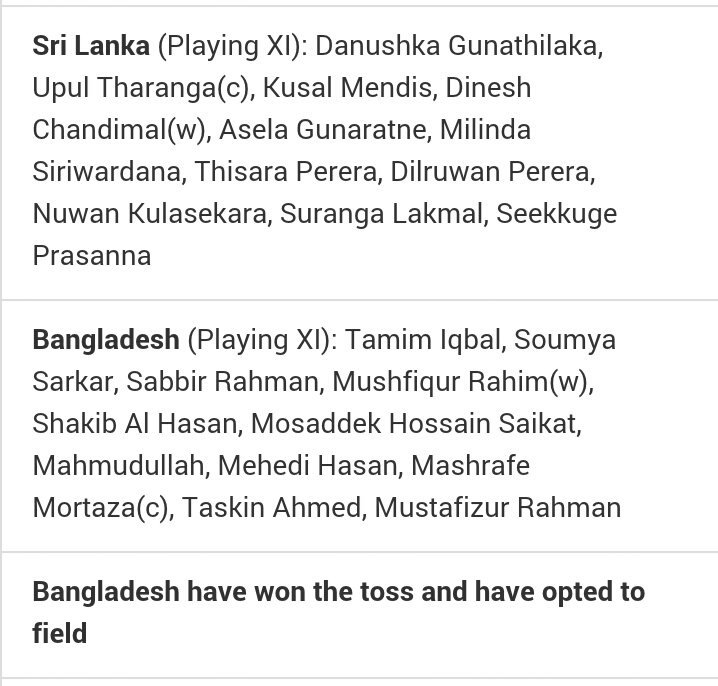 Inplay_Boooms's tweet photo. #Dream11 #SLvBAN #SLBAN
3RD ODI
Playing Xi
SL with one change Prasaana in for Pradeep
Bangla unchanged https://t.co/CopJ3GsPLf