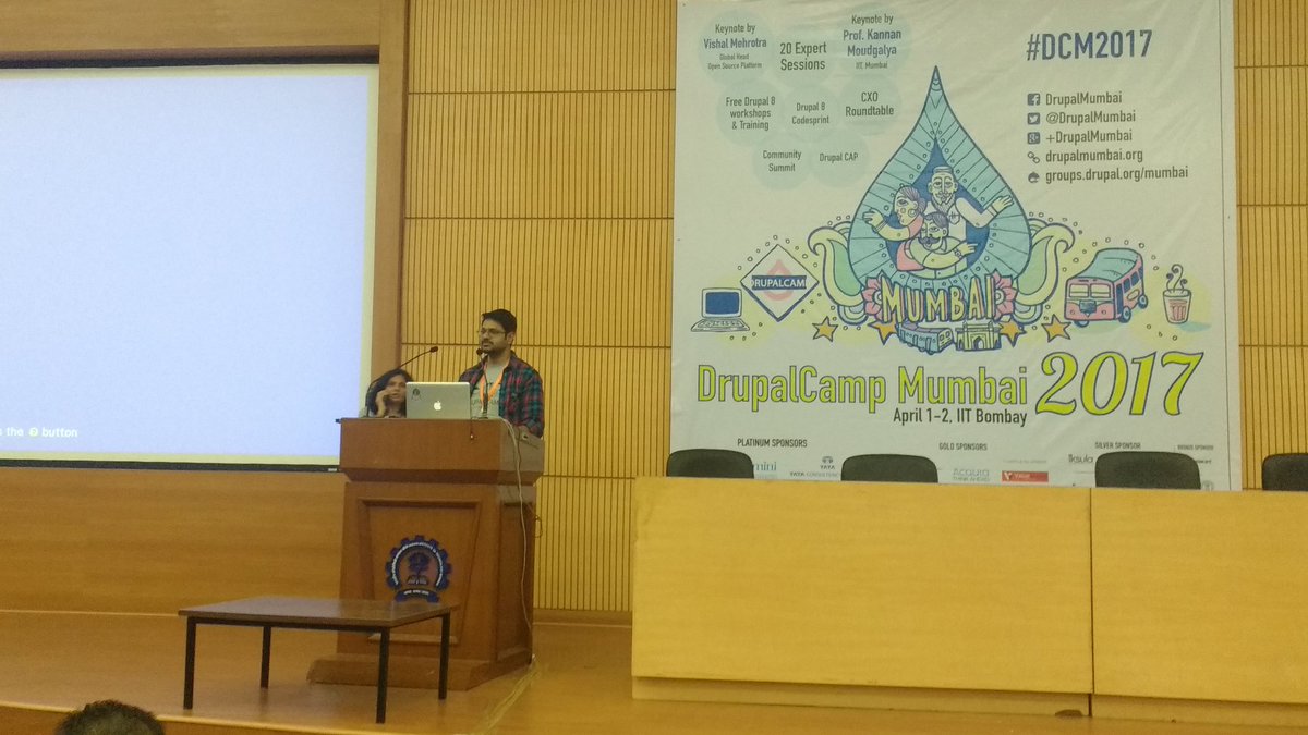 open_source_dev's tweet image. #Drupal day has started #DCM2017 #awesome