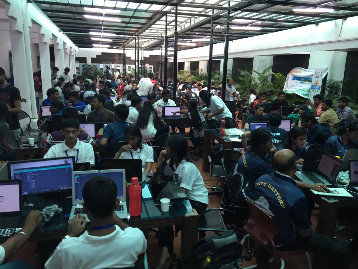 Persistentsys's tweet photo. Passionate teams &amp; innovative solutions based on cutting edge technologies - right components for a successful #hackathon. #SIH2017 https://t.co/OnPuf3CBnA