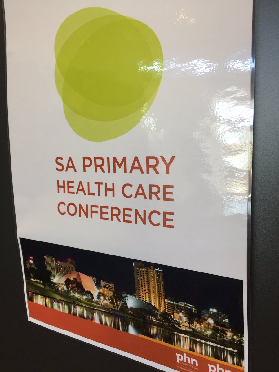 CaraEMiller's tweet photo. Privilege to be here at this years conference #SAPHCC #ConnectingYouToHealth @AdelaidePHN @AMPLocumDoctors https://t.co/kvrNYFfUMd