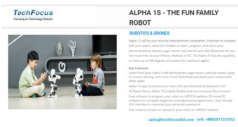 techfocusltd's tweet image. Need a fun family robot for your kids? 
Learn here:
techfocusltd.com