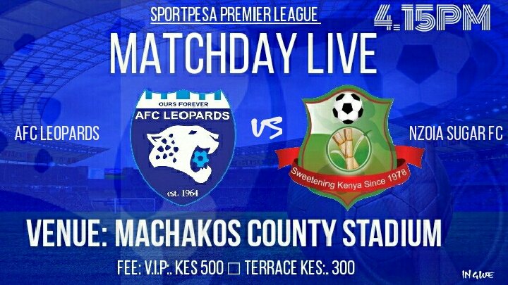 AFCLeopards's tweet photo. It's Matchday! Come on Leopards  #Ingwe https://t.co/Qz0CsMuGdF