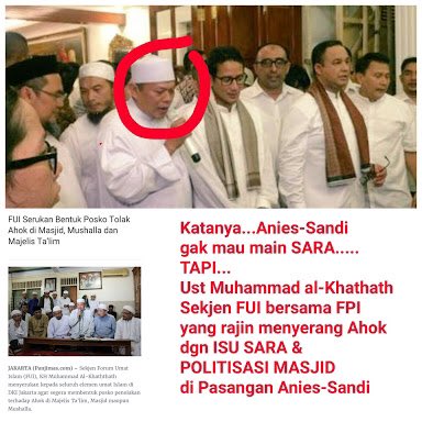 GunRomli's tweet photo. Kalau pendukung Anies tdk serang Ahok pake SARA, emang Anies bisa apa? Jd menteri aja gagal dipecat 😀 https://t.co/96XmvgRdIu