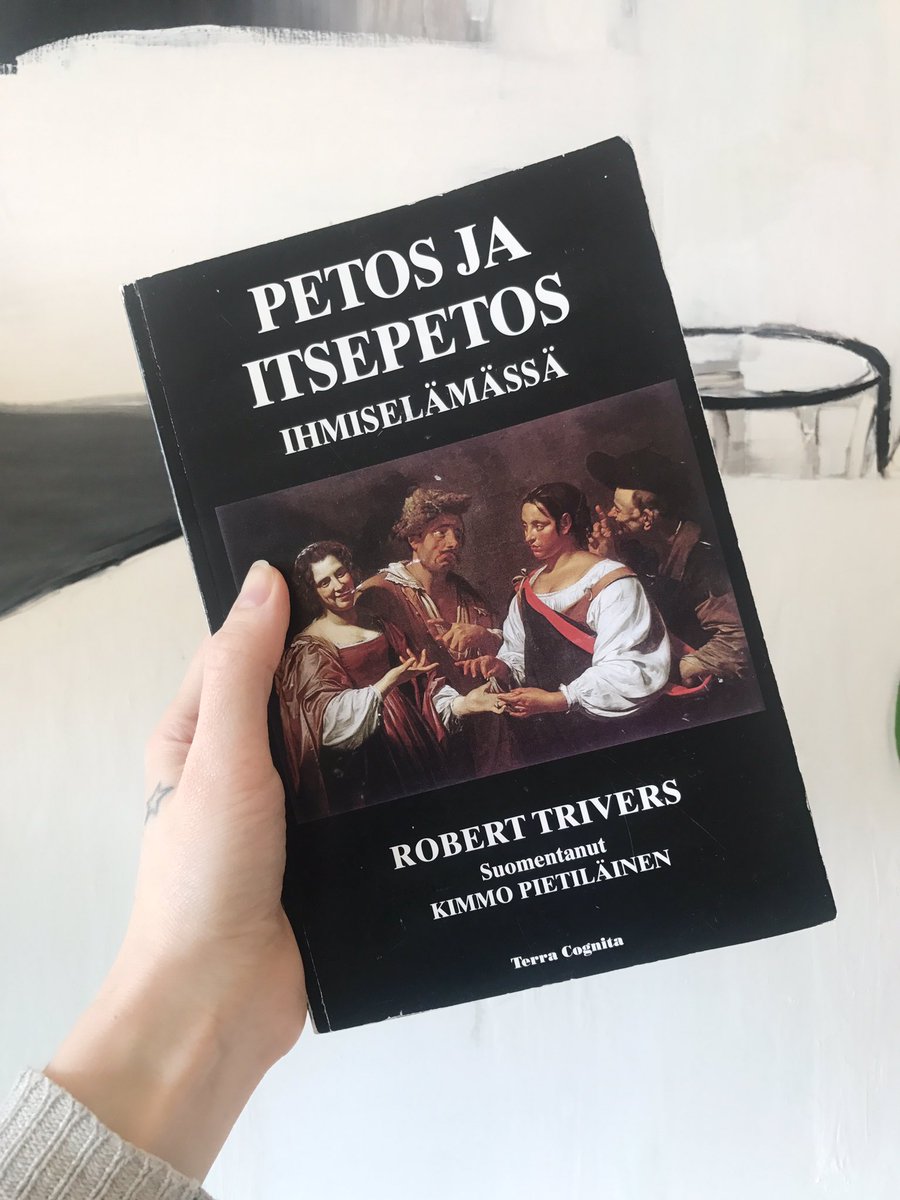 AnniNorring's tweet photo. Inspirational quote à la Trivers: "To deceive others, you have to start by deceiving yourself." 
#roberttrivers #follyoffools #selfdeception https://t.co/AqXrMlLcAg