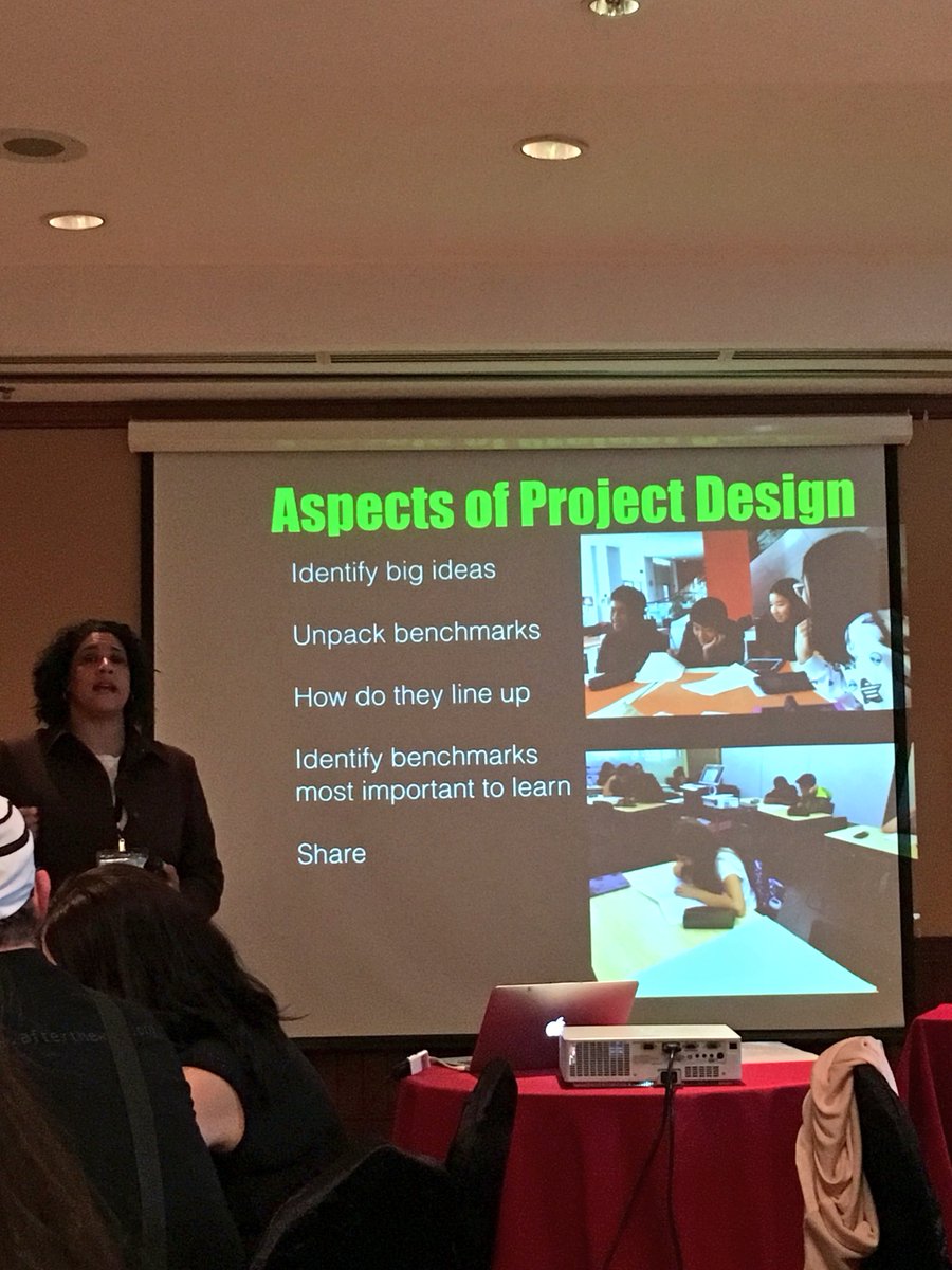 Project design-Ss run #UbD process for #PBL.Unpack standards,group sharing,gathering resources,student created rubrics #etc2017kk #issedu