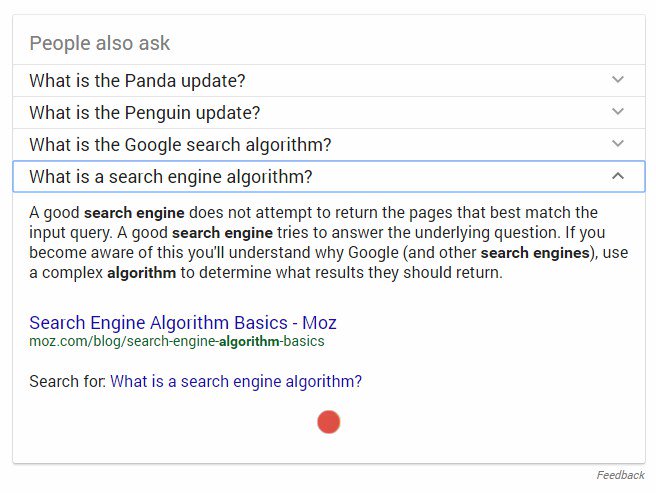 BlogDemystified's tweet image. #Bloggers #Attention: Google’s “#PeopleAlsoAsk” (#PAA) Going Next Level!
Read more: goo.gl/AgVFK4