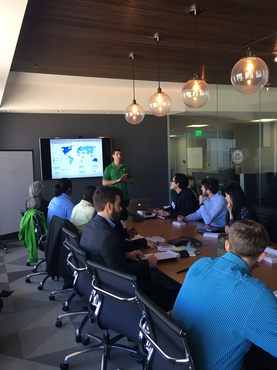 UOSAA's tweet photo. We loved the view @AppDirect and all the advice we received from our @UOAlumni #ducksonbreak https://t.co/6QuBR5HNFi