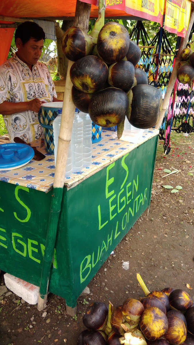 Buah lontar dan kolang-kaling