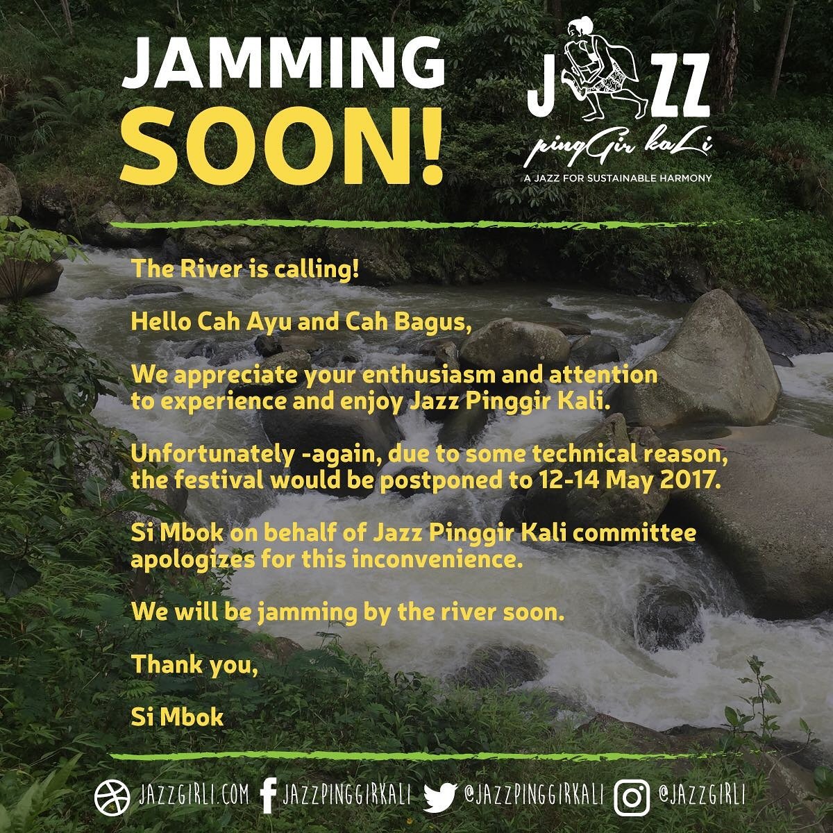 Anything worth having is worth waiting. Jamming river harmony soon. #jazzgirli