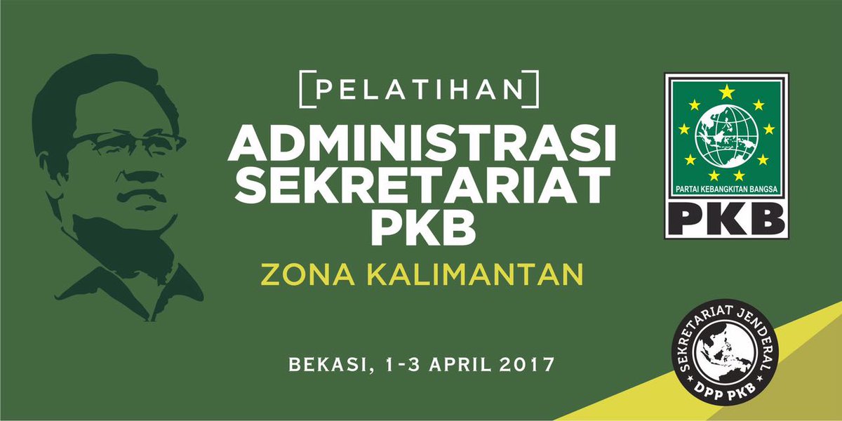 Semoga lancar dan sukses Pelatihaj Administrasi #SekretariatPKB Zona Kalimantan. Mari ciptakan administrasi yg melayani bukan dilayani.