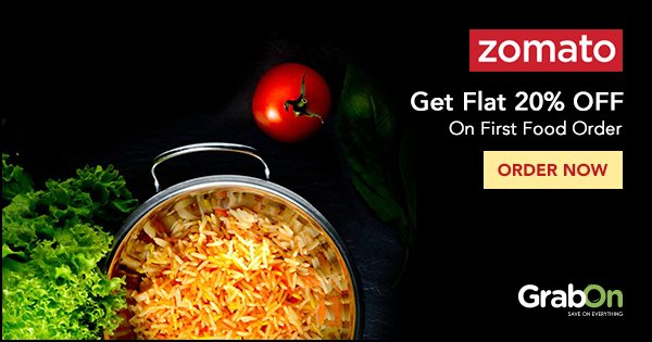 GrabOnIn's tweet photo. Don't let hunger get the better of you, order with @ZomatoIN
-> https://t.co/cwai7ldFnb

#food #foodie #coupon #couponcode #offer #india https://t.co/N4fTfxrOgv