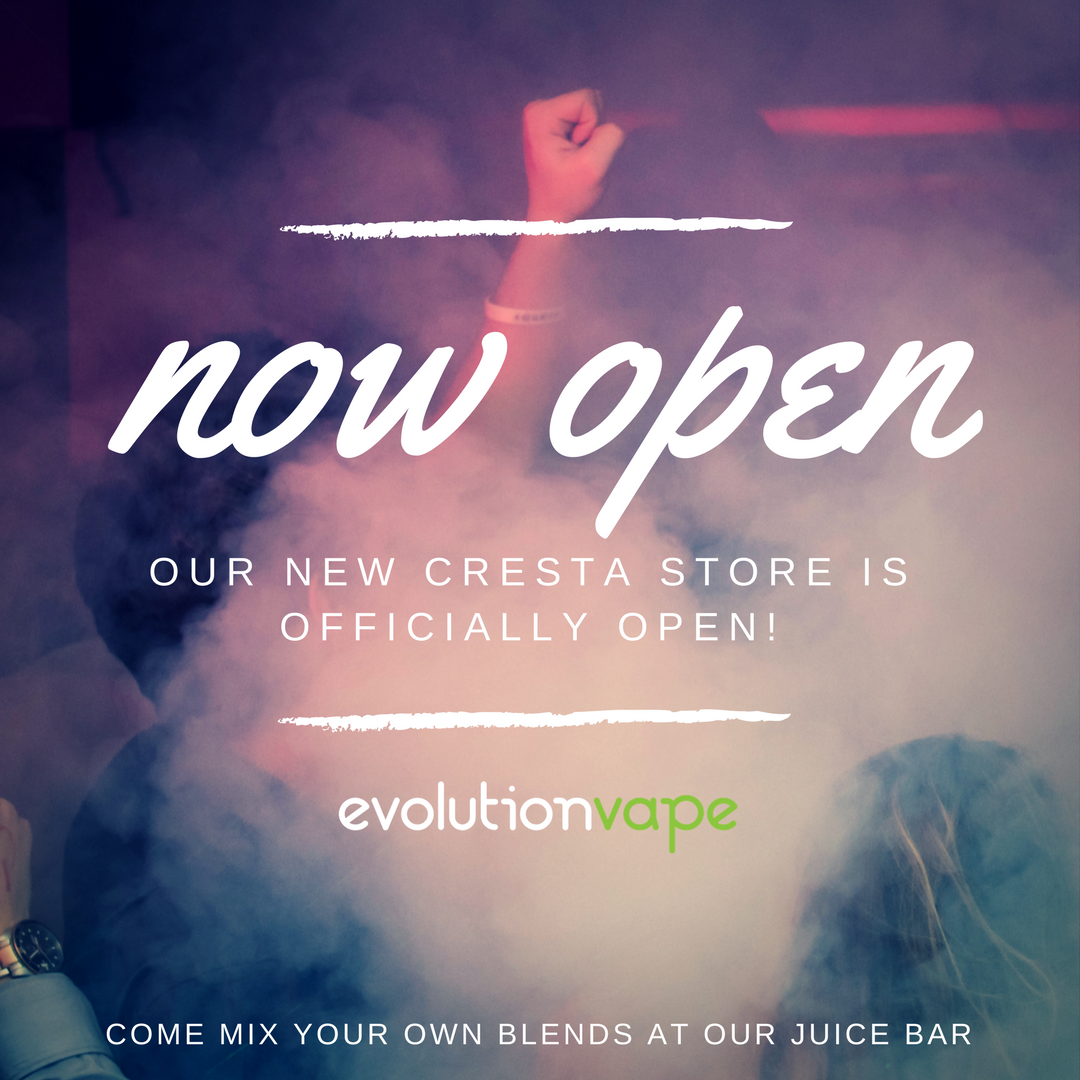 evovape's tweet photo. WE ARE OPEN! Come check out our new Cresta Store on the roof level! #cresta #evolutionvape #jointheevolution #vapelife #vapesa https://t.co/450ePHbjvs