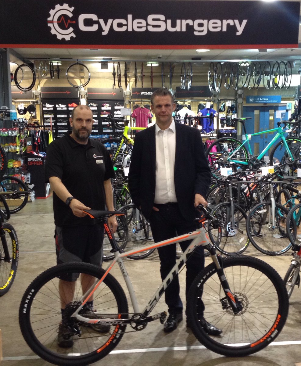 csportsolent's tweet photo. A great @bikeonscott #Scale going to a @cycleschemeltd customer. Pop in for a chat on #taxsavings on bikes! #noshortcuts #TaxFree https://t.co/QUpI57ORMg