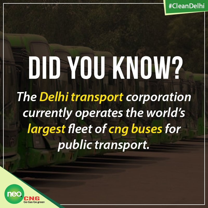 NeoCng's tweet image. Delhi transport corporation (DTC) is the largest CNG-powered bus service operator in the world!

#NeoCNG #CNG #DTC #CleanDelhi #CNGBuses