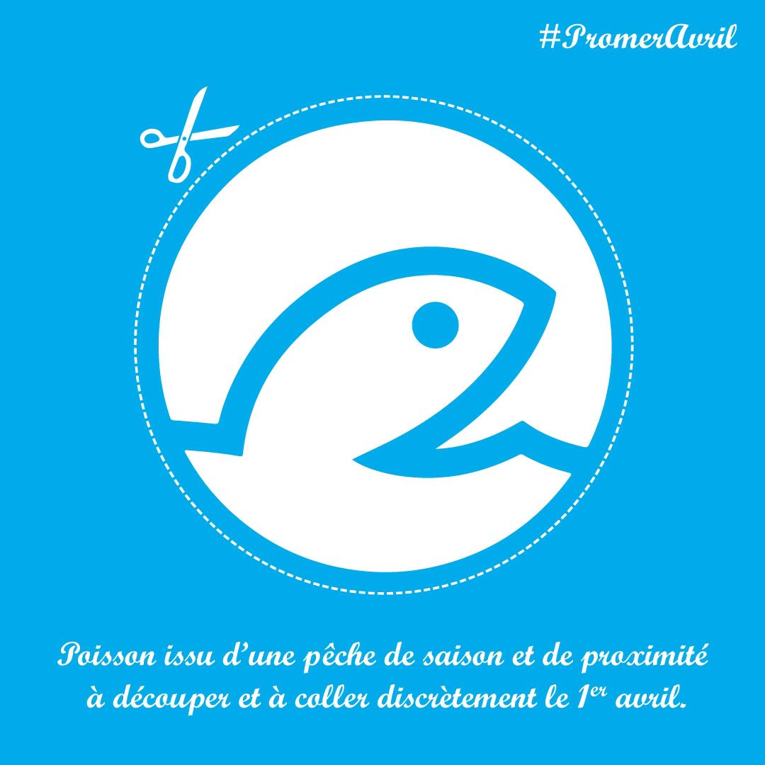 promerocean's tweet photo. C'est le #PromerAvril, alors envoyez à vos proches un #PoissonDAvril issu d'une pêche responsable.
#PremierAvril https://t.co/MGIv5OChRt