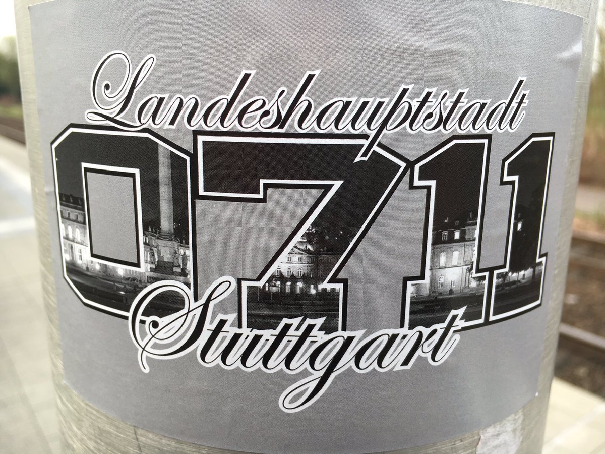 Sticker "Landeshauptstadt 0711 Stuttgart"