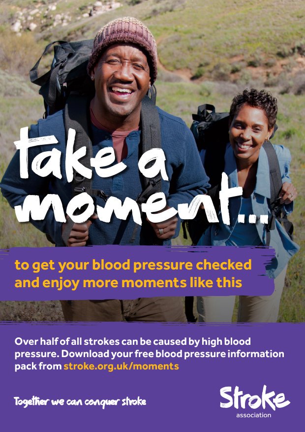 katdaz01's tweet image. Do you know your #BloodPressure if not #TakeaMoment &amp;amp; find out @TheStrokeAssoc new campaign starts today stroke.org.uk/take-action/ta…