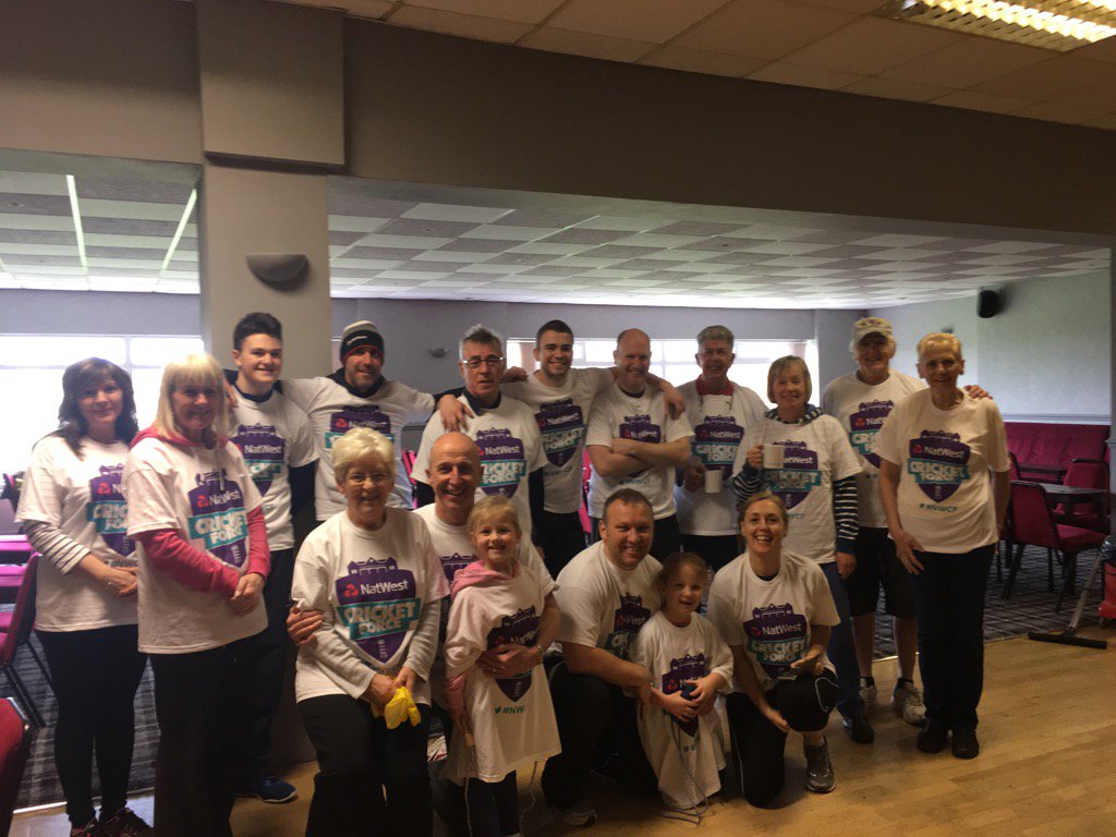 BarrowCricket's tweet photo. Great turn out today. Thanks everyone for your help. #barrowcc #Number1club https://t.co/njYlTFcmNV