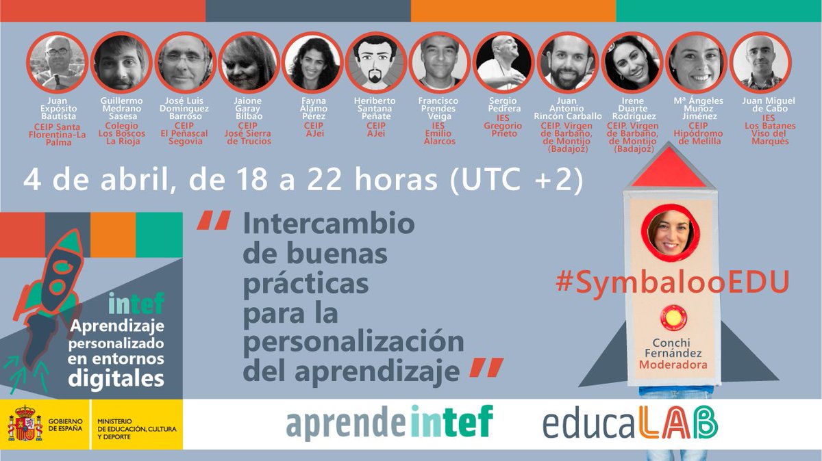 cfdezmunin's tweet photo. Súbete a la nave espacial de #SymbalooEDU, el martes despega llena de buenas prácticas educativas https://t.co/mUkgLPGmqv