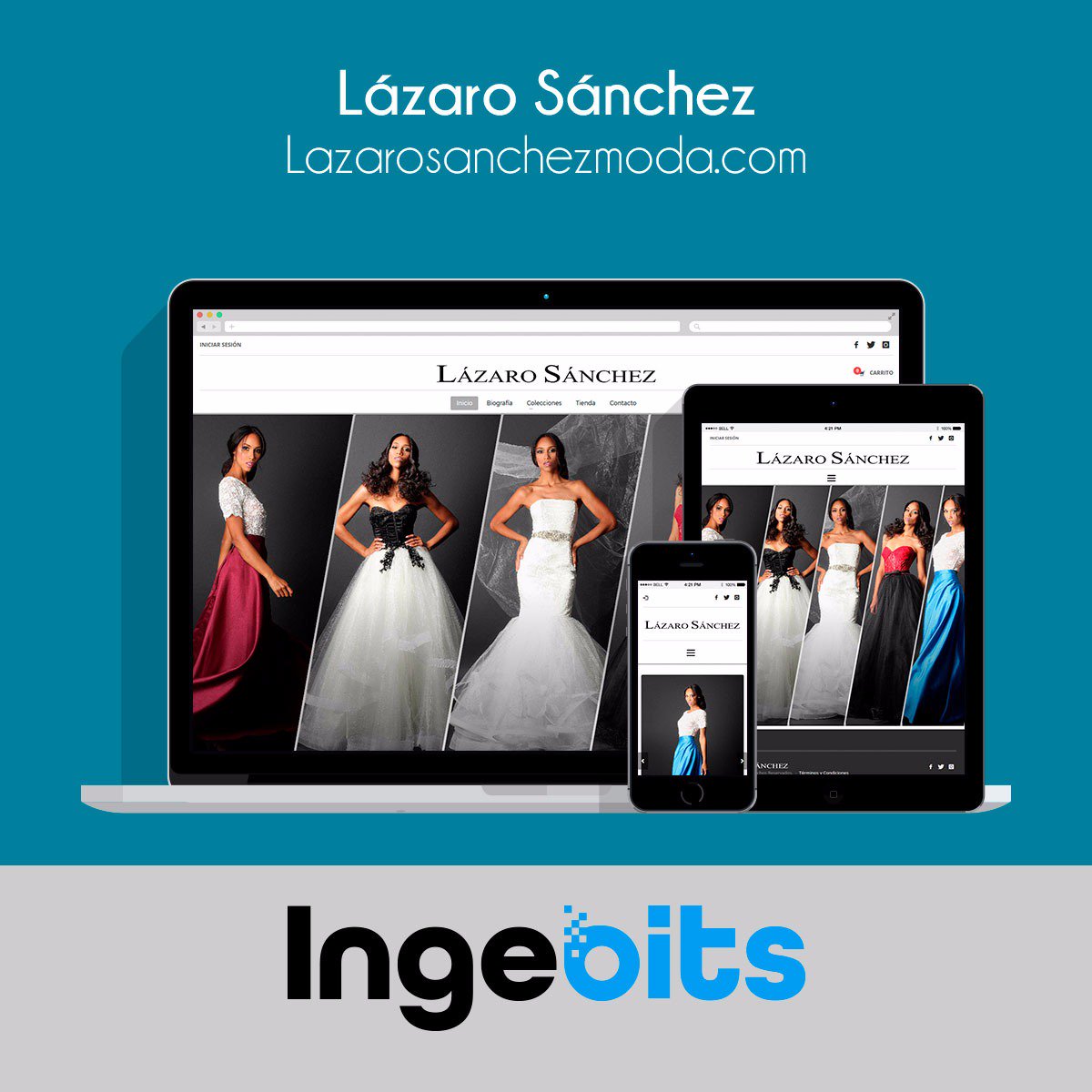 Ingebits's tweet image. Gracias al Diseñador @LAZAROED, por haber confiado en nuestro trabajo