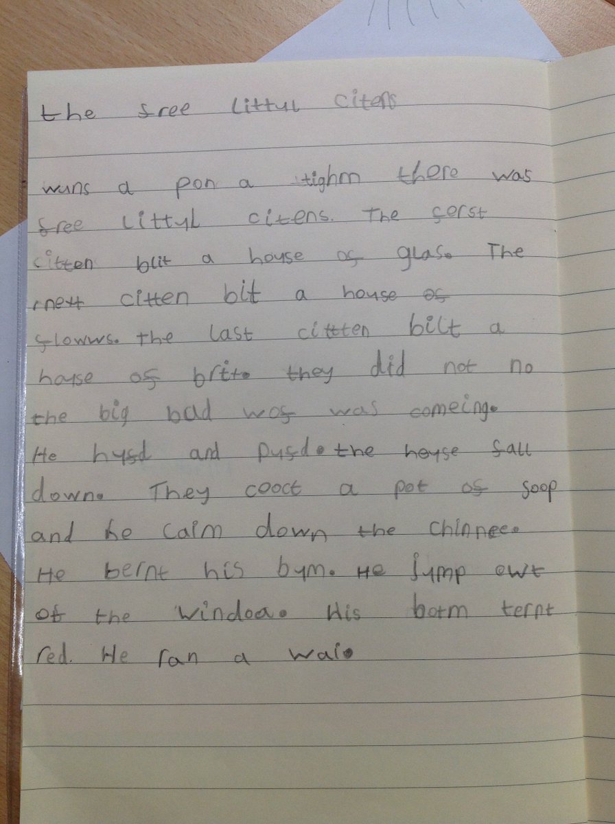 OutwoodsAth's tweet image. Absolutely superb independent writing by our reception children this week. Here's just one example. #receptionwriting