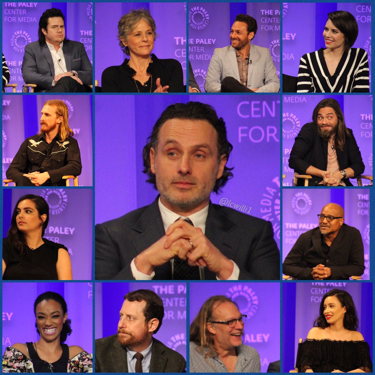 Have a great weekend #TWDFamily ☀️#PaleyFest 2017 ~ #AndrewLincoln #JoshMcDermitt #MelissaMcBride #RossMarquand #LaurenCohan #TomPayne