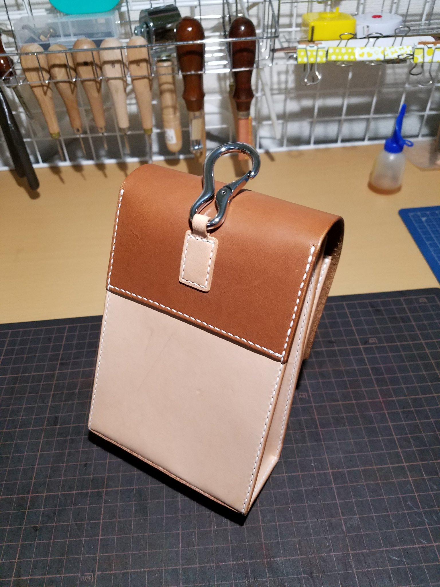 手編みのベルトとオーダーポーチ ノラ a.k.a. ウル & アオ on X: 