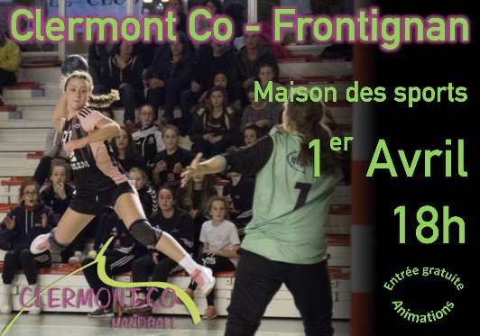 EntASMenmelees's tweet photo. Ce soir, venez soutenir une équipe #Handball qui monte  Clermont Co Hand vs Frontignan. Entrée gratuite et animations https://t.co/cooEBdWEPC