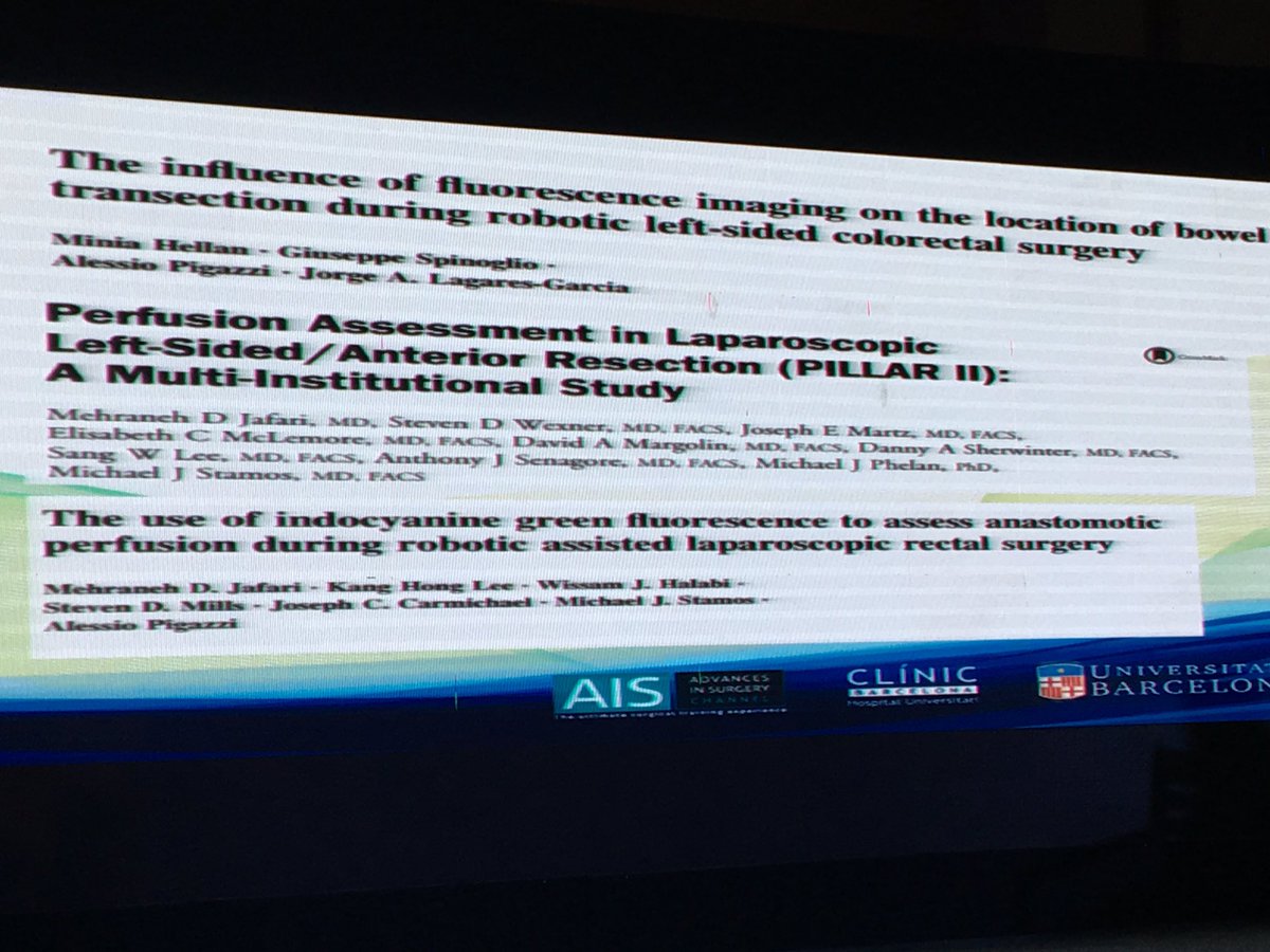StrykerBreast's tweet photo. RT @SWexner: @AntoniodeLacy notes that he routinely uses @NOVADAQTech ICG perfusion assessment #AIRCS2017 https://t.co/ZYzZc1OCtr