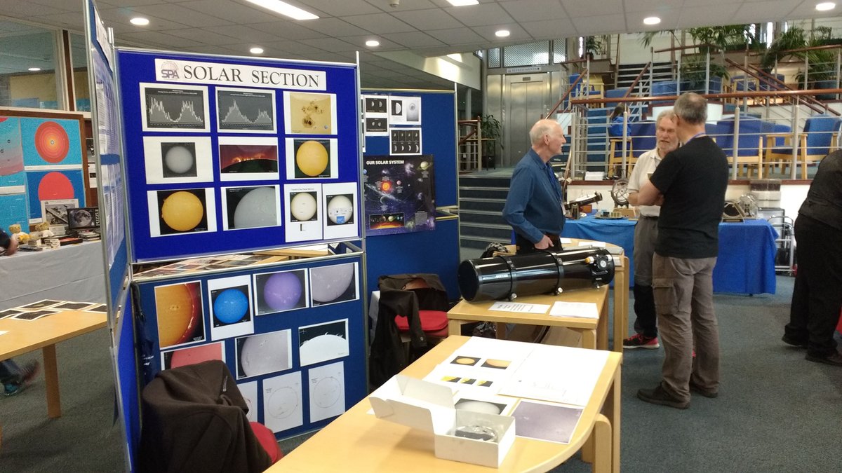 popastro's tweet photo. We're nearly all set up for today's #SPAconvention at Cambridge. It's fully booked! https://t.co/qSLT2QMxkN
