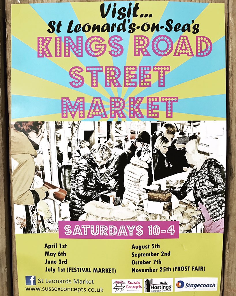 Kings road street market is today! #kingsroad #streetmarket #stleonardsonsea #today #saturday #dontmissout