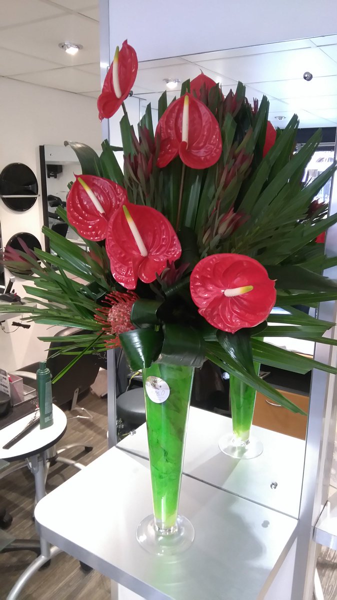 Beautiful flowers for our salon, spring is here!🌸 #salonlife #spring #hairdresser #stevenburgin #bespoke #beautiful